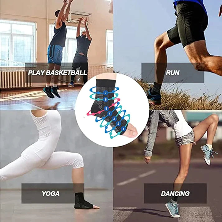 QBI Fast Pain Relief Compression Socks (Buy 1 Get 1 Free)