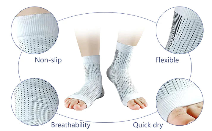 QBI Fast Pain Relief Compression Socks (Buy 1 Get 1 Free)