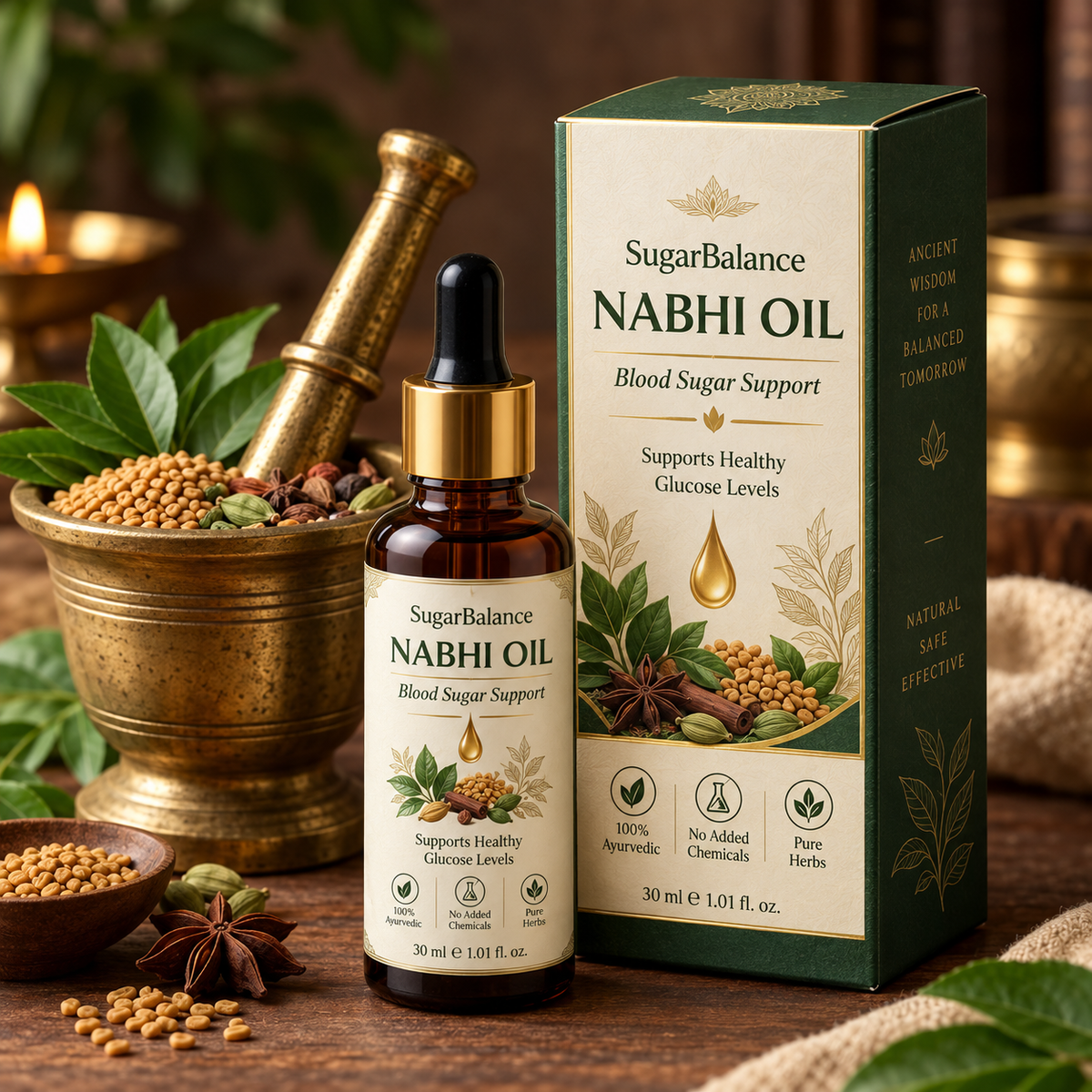 Sugar Balance Nabhi Oil