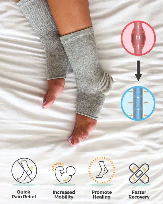 QBI Bamboo Compression Socks (Buy 1 Get 1 Free)