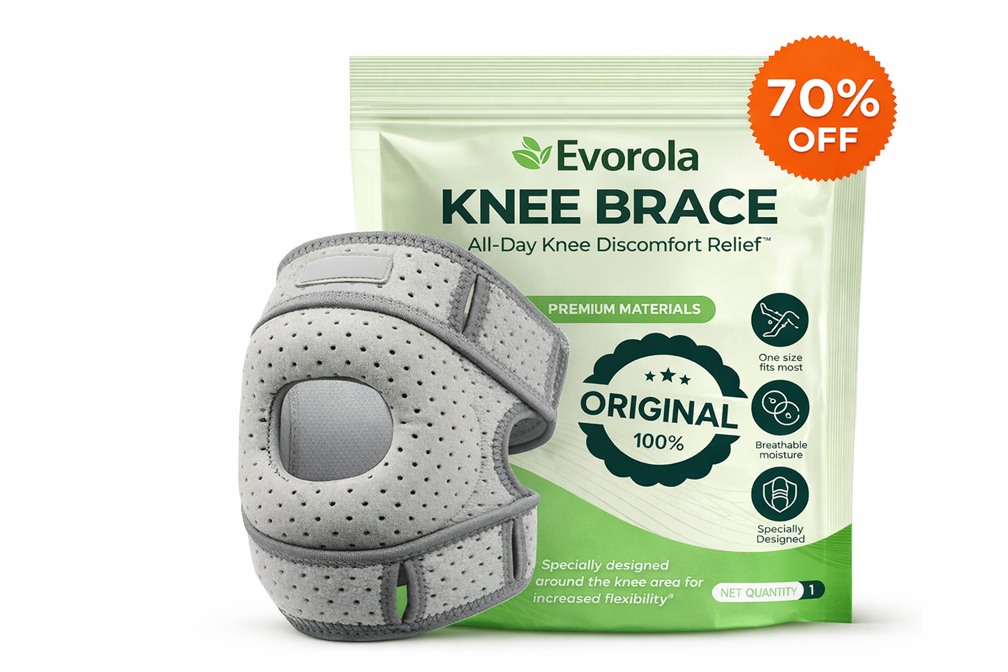 Evorola™ Knee Pain Relief Stabilizer ( BUY 1 GET 1 FREE )