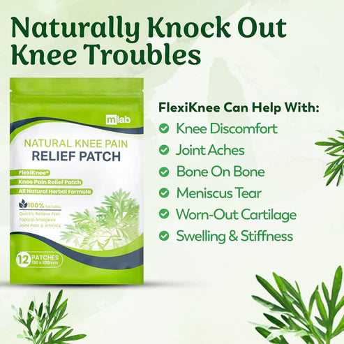 WellKnee™ - Natural Knee Pain Relief Patches