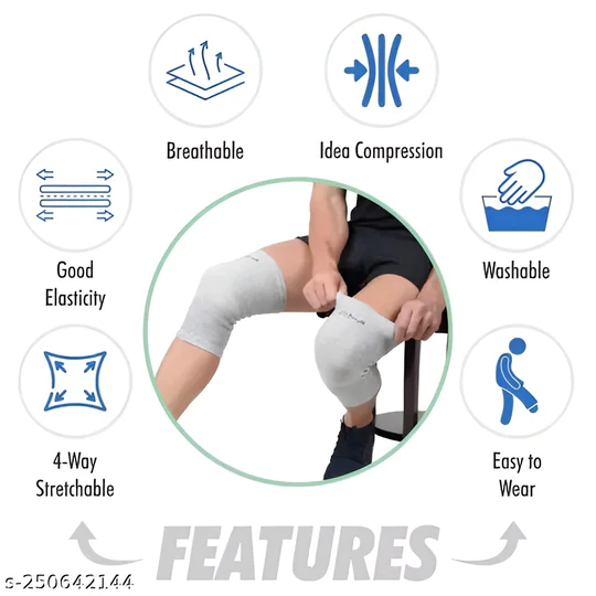 QBI™ Instant Pain Relief Bamboo Compression Knee Sleeve (Buy 1 Get 1 Free)