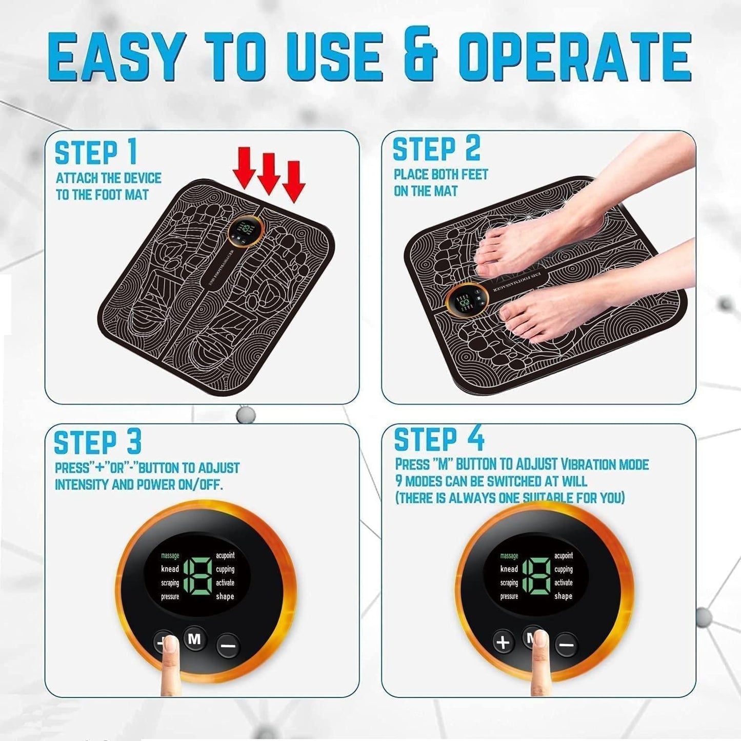 Ems Foot Massager Instant Foot Pain Reliever