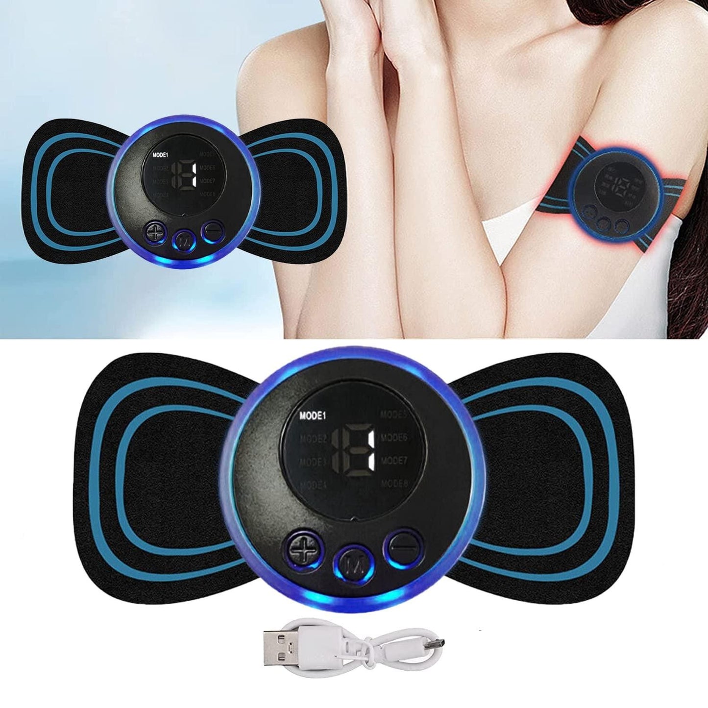 Mini Butterfly Massager - Device for relieving muscle pain